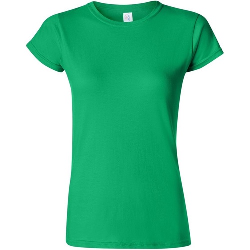 Abbigliamento Donna T-shirt maniche corte Gildan Soft Verde