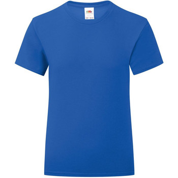 Abbigliamento Bambina T-shirts a maniche lunghe Fruit Of The Loom Iconic Blu