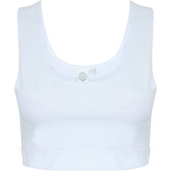 Abbigliamento Donna Top / T-shirt senza maniche Skinni Fit Crop Top Bianco