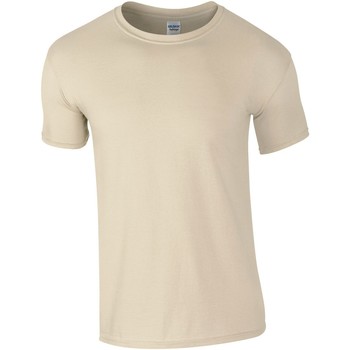 Abbigliamento Uomo T-shirts a maniche lunghe Gildan GD01 Beige