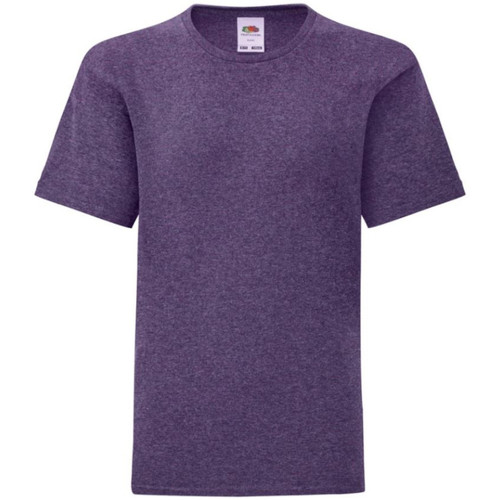 Abbigliamento Unisex bambino T-shirt maniche corte Fruit Of The Loom Iconic Viola
