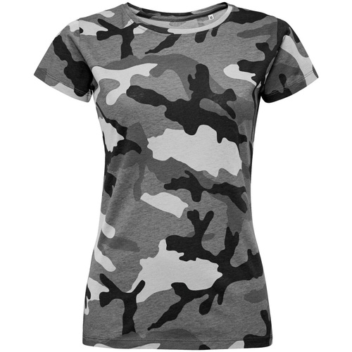 Abbigliamento Donna T-shirt maniche corte Sols 01187 Grigio
