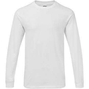 Abbigliamento Uomo T-shirts a maniche lunghe Gildan H400 Bianco