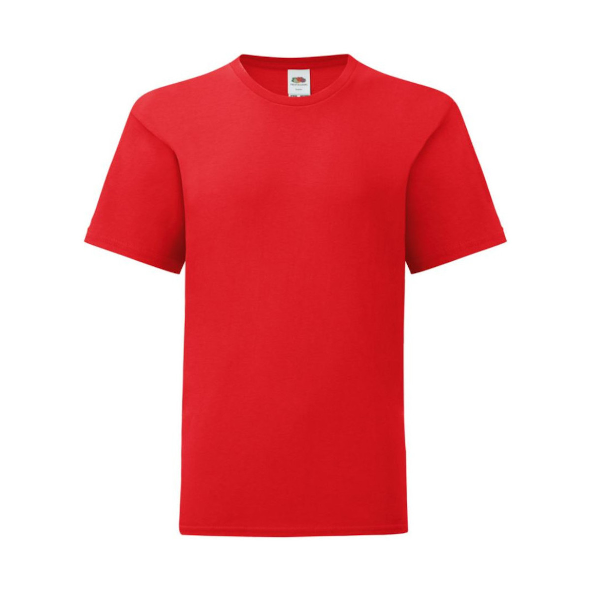 Abbigliamento Unisex bambino T-shirt maniche corte Fruit Of The Loom Iconic Rosso