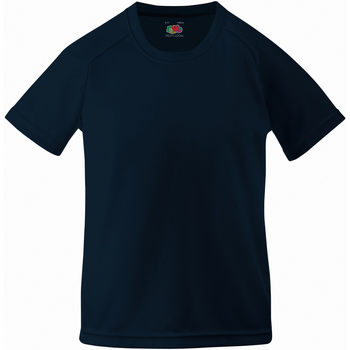 Abbigliamento Unisex bambino T-shirts a maniche lunghe Fruit Of The Loom 61013 Blu