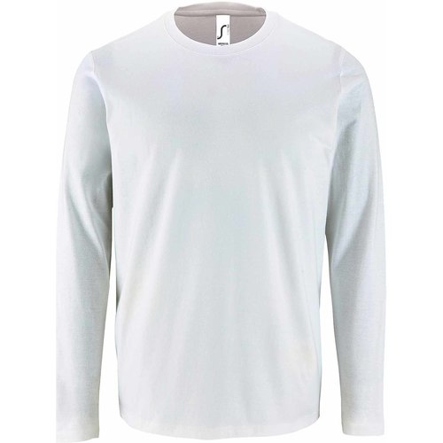 Abbigliamento Uomo T-shirts a maniche lunghe Sols 2074 Bianco