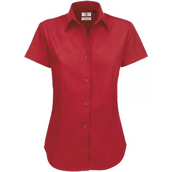 Abbigliamento Donna Camicie B And C SWT84 Rosso