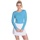 Abbigliamento Donna T-shirts a maniche lunghe Rhino RW7018 Blu