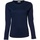 Abbigliamento Donna T-shirts a maniche lunghe Tee Jays Interlock Blu