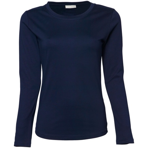 Abbigliamento Donna T-shirts a maniche lunghe Tee Jays TJ590 Blu