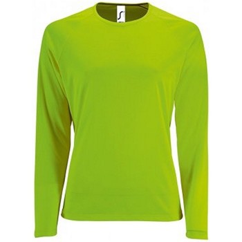 Abbigliamento Donna T-shirts a maniche lunghe Sols 2072 Verde