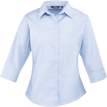 Abbigliamento Donna Camicie Premier Poplin Blu