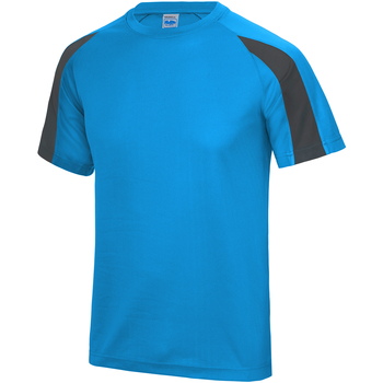 Abbigliamento Uomo T-shirts a maniche lunghe Just Cool JC003 Blu