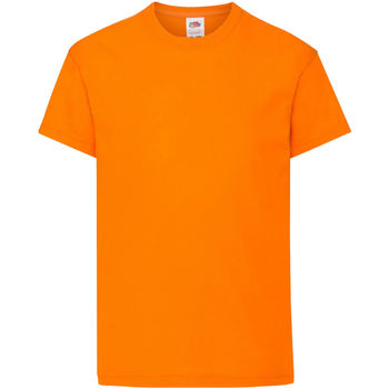 Abbigliamento Unisex bambino T-shirt maniche corte Fruit Of The Loom 61019 Arancio