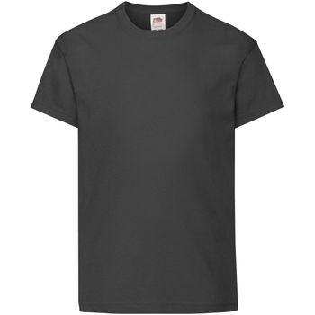 Abbigliamento Unisex bambino T-shirt maniche corte Fruit Of The Loom 61019 Nero