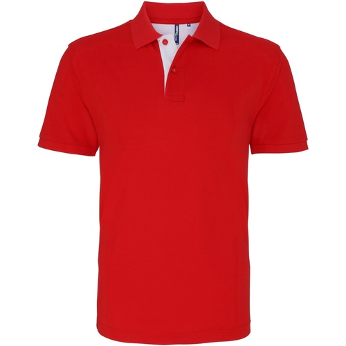 Abbigliamento Uomo T-shirt & Polo Asquith & Fox AQ012 Rosso
