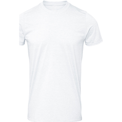 Abbigliamento Uomo T-shirts a maniche lunghe Gildan Soft Style Bianco