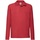 Abbigliamento Unisex bambino Polo maniche lunghe Fruit Of The Loom 63201 Rosso