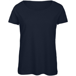 Abbigliamento Donna T-shirts a maniche lunghe B And C TW056 Blu