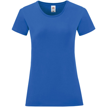 Abbigliamento Donna T-shirts a maniche lunghe Fruit Of The Loom 61432 Blu