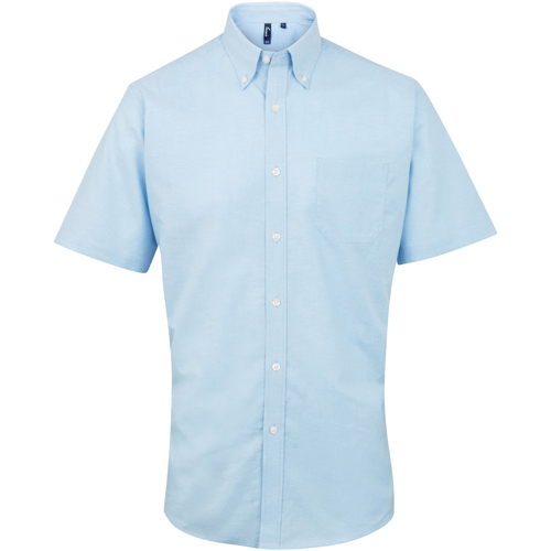 Abbigliamento Uomo Camicie maniche corte Premier PR236 Blu