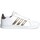 Scarpe Unisex bambino Sneakers basse adidas Originals Grand Court Bianco, Oro