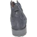 Image of Stivali Malu Shoes Scarpe Stivalitto uomo anfibio francesina vera pelle camoscio blu con