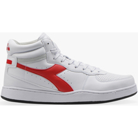 Scarpe Sneakers Diadora PLAYGROUND HIGH C0680 - WHITE -DARK RED