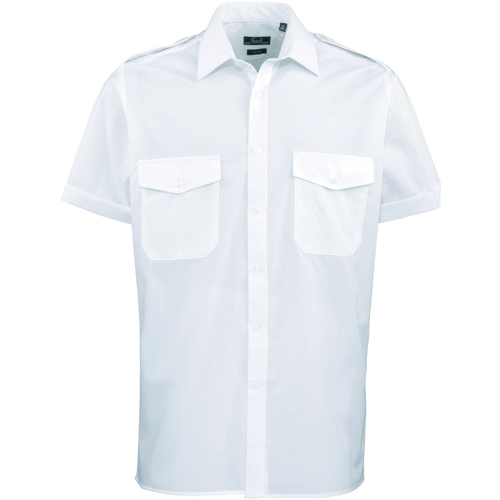 Abbigliamento Uomo Camicie maniche corte Premier PR212 Blu