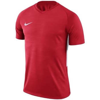 Abbigliamento Bambino T-shirt maniche corte Nike JR Tiempo Prem Rosso