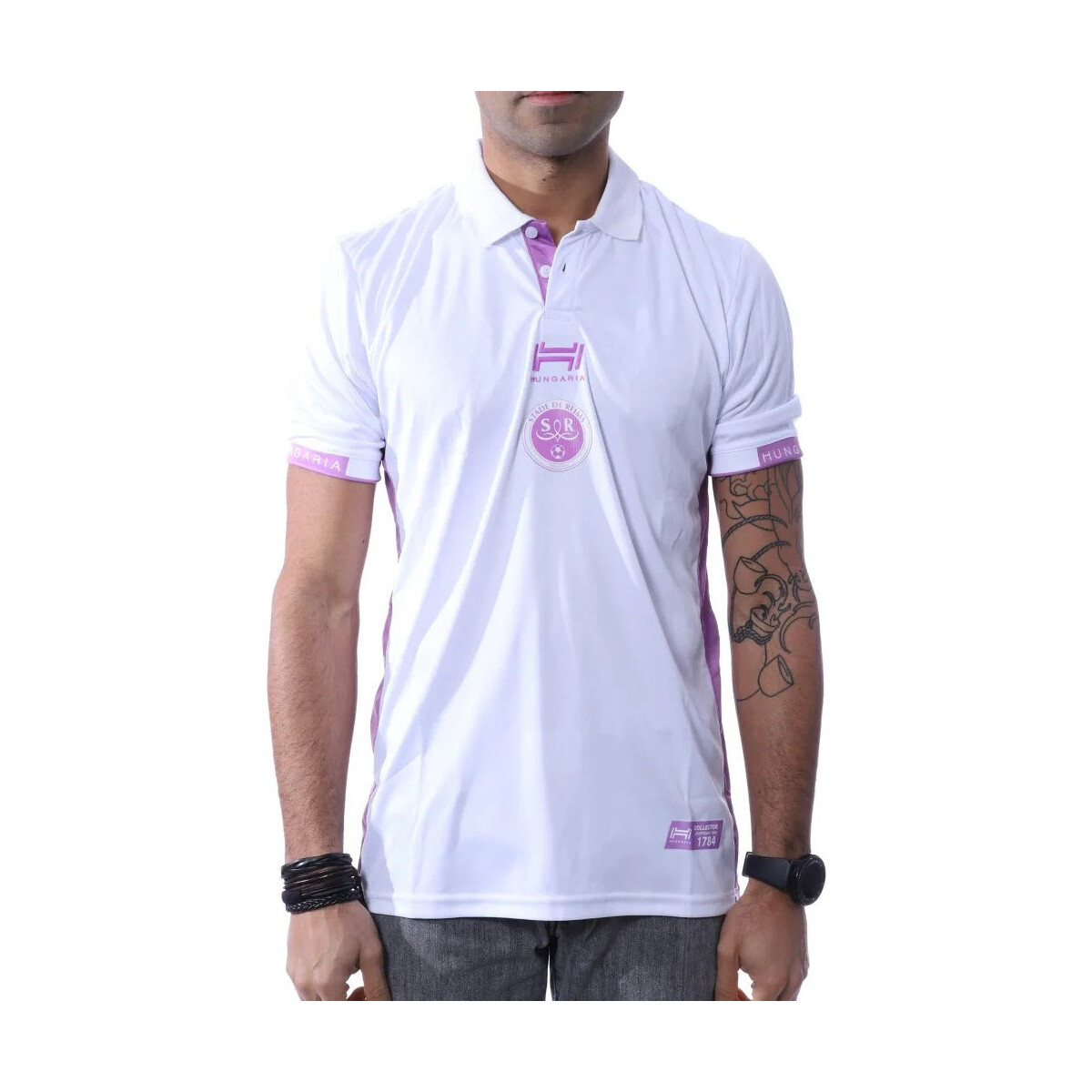 Abbigliamento Uomo T-shirt & Polo Hungaria H-753850-60 Bianco