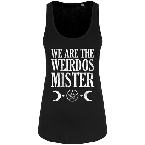 Abbigliamento Donna Top / T-shirt senza maniche Grindstore We Are The Weirdos Mister Nero