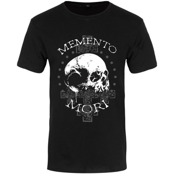 Abbigliamento Uomo T-shirts a maniche lunghe Grindstore Memento Mori Nero
