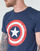 Abbigliamento Uomo T-shirt maniche corte Yurban MARVEL CAPTAIN AMERICA LOGO Marine