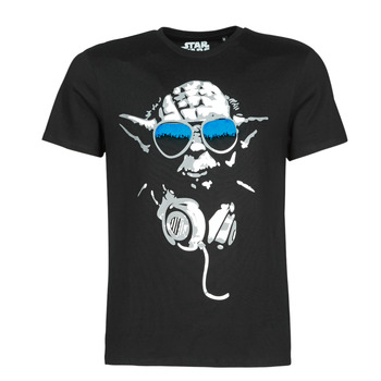 Abbigliamento Uomo T-shirt maniche corte Yurban DJ YODA COOL Nero