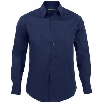 Abbigliamento Uomo Camicie maniche lunghe Sols Brighton Blu