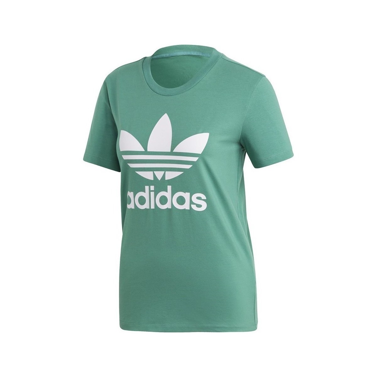 Abbigliamento Donna T-shirt maniche corte adidas Originals Trefoil Tee Verde