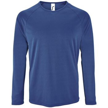 Abbigliamento Uomo T-shirts a maniche lunghe Sols SPORT LSL MEN Blu