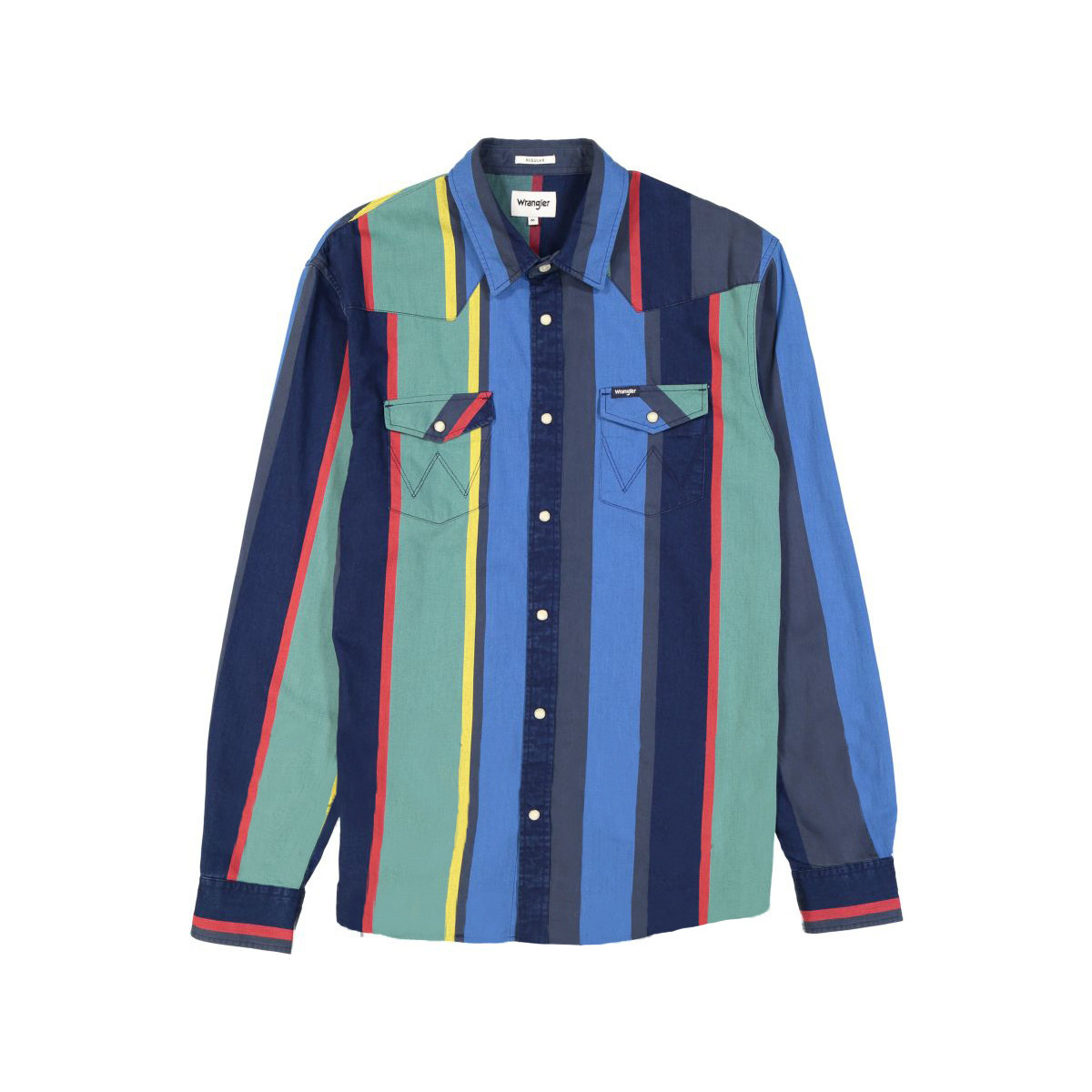 Abbigliamento Uomo Camicie maniche lunghe Wrangler Chemise  Western 2 Pocket Multicolore