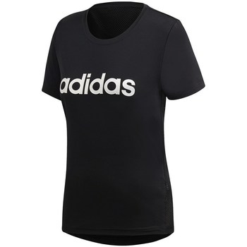 Abbigliamento Donna T-shirt maniche corte adidas Originals D2M Logo Tee Nero