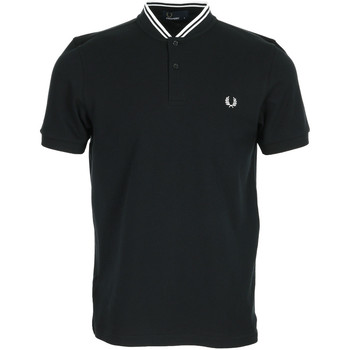 Fred Perry Bomber Collar Polo Shirt Nero