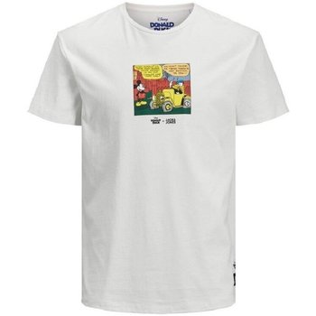 Jack & Jones T-Shirt Uomo Donald Duck Bianco