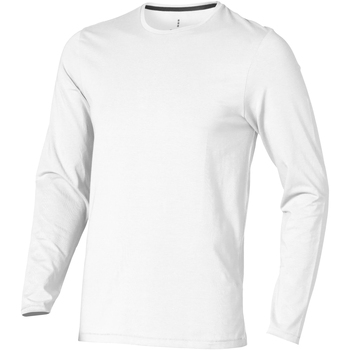 Abbigliamento Uomo T-shirts a maniche lunghe Elevate  Bianco