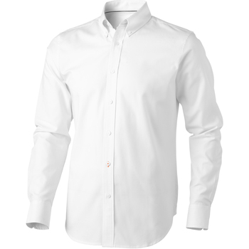 Abbigliamento Uomo Camicie maniche lunghe Elevate  Bianco