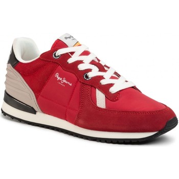 Scarpe Uomo Sneakers Pepe jeans TINKER WER Rosso