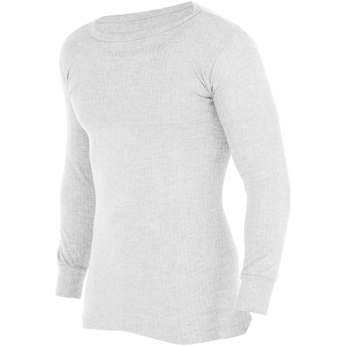 Abbigliamento Uomo T-shirts a maniche lunghe Floso THERM107 Bianco