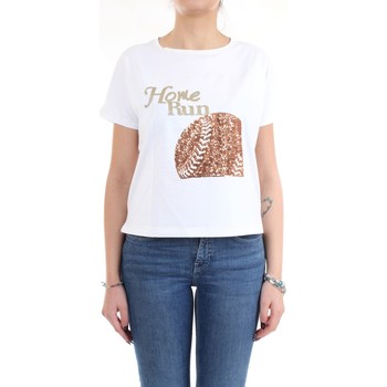 Abbigliamento Donna T-shirt maniche corte Pennyblack 29710220 T-Shirt Donna Bianco Bianco