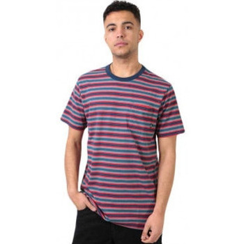 Abbigliamento Uomo T-shirt & Polo Vans T-Shirt Knollwood Stripe - Stargazer/Racing Red Multicolore