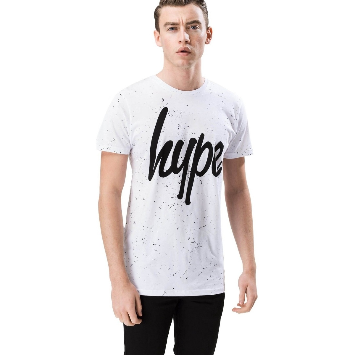 Abbigliamento Uomo T-shirts a maniche lunghe Hype AOP Bianco