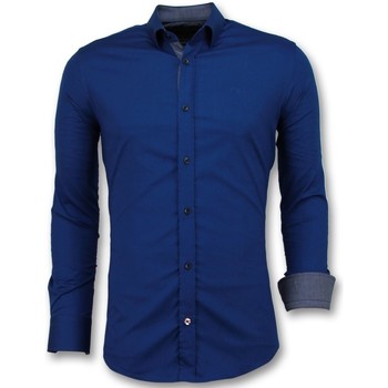 Abbigliamento Uomo Camicie maniche lunghe Tony Backer 102437022 Blu